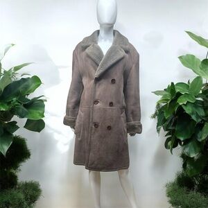 Sawyer of Napa Genuine Californian Spring Lambskin Vintage Coat